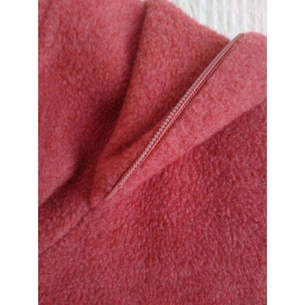 LL Bean Women's Lined Winter Warmer Jacket Salmon Pink Wool Blend Sz Medium M - Picture 4 of 8